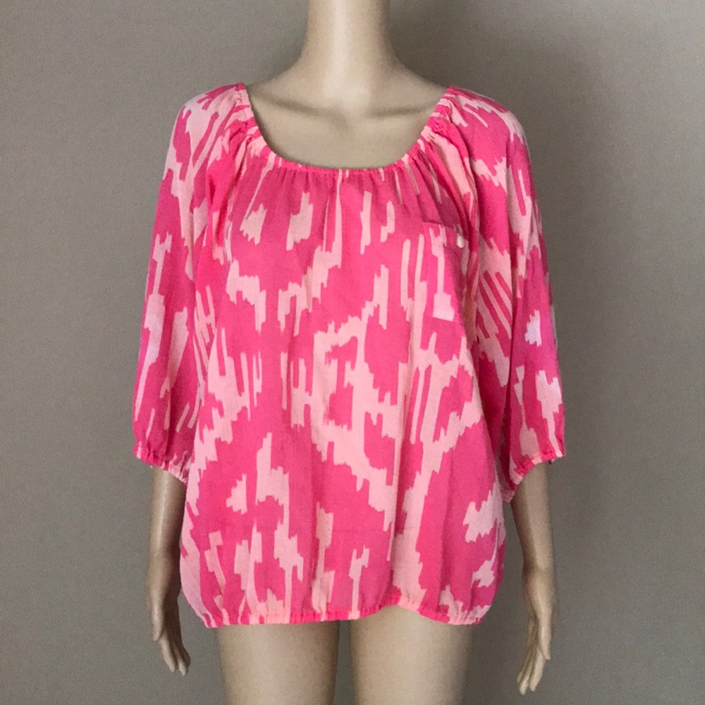 JCrew loose fit cotton blouse Size M